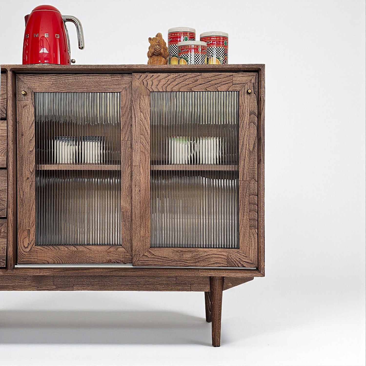 Muaşaka Masif Ahşap Chocolate Konsol