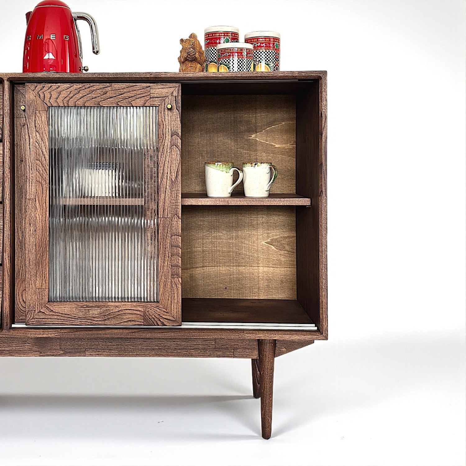 Muaşaka Masif Ahşap Chocolate Konsol