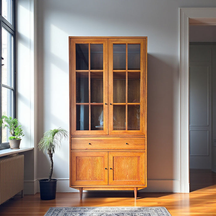 Muaşaka Masif Ahşap Cinnamon Brown Çekmeceli Büfe