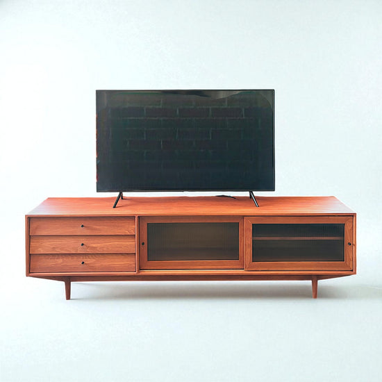 Muaşaka Masif Ahşap Ice Brown TV Ünitesi