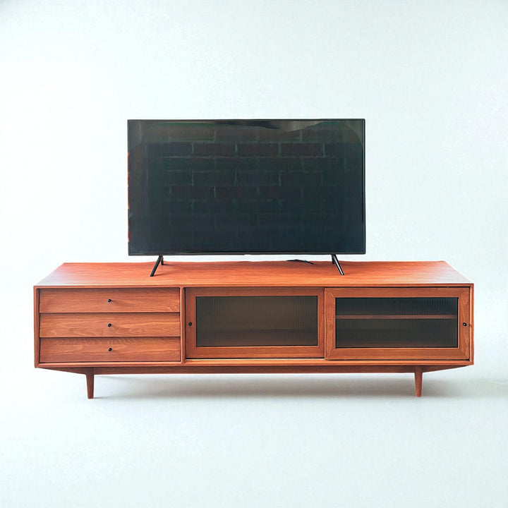 Muaşaka Masif Ahşap Ice Brown TV Ünitesi