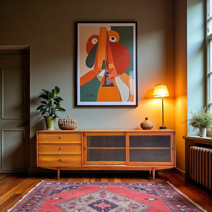 Muaşaka Masif Ahşap Cinnamon Brown Konsol