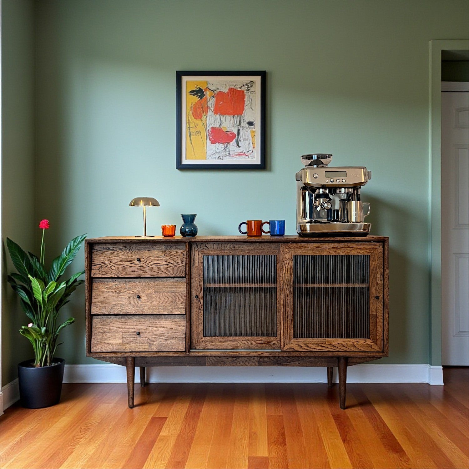 Muaşaka Masif Ahşap Chocolate Konsol