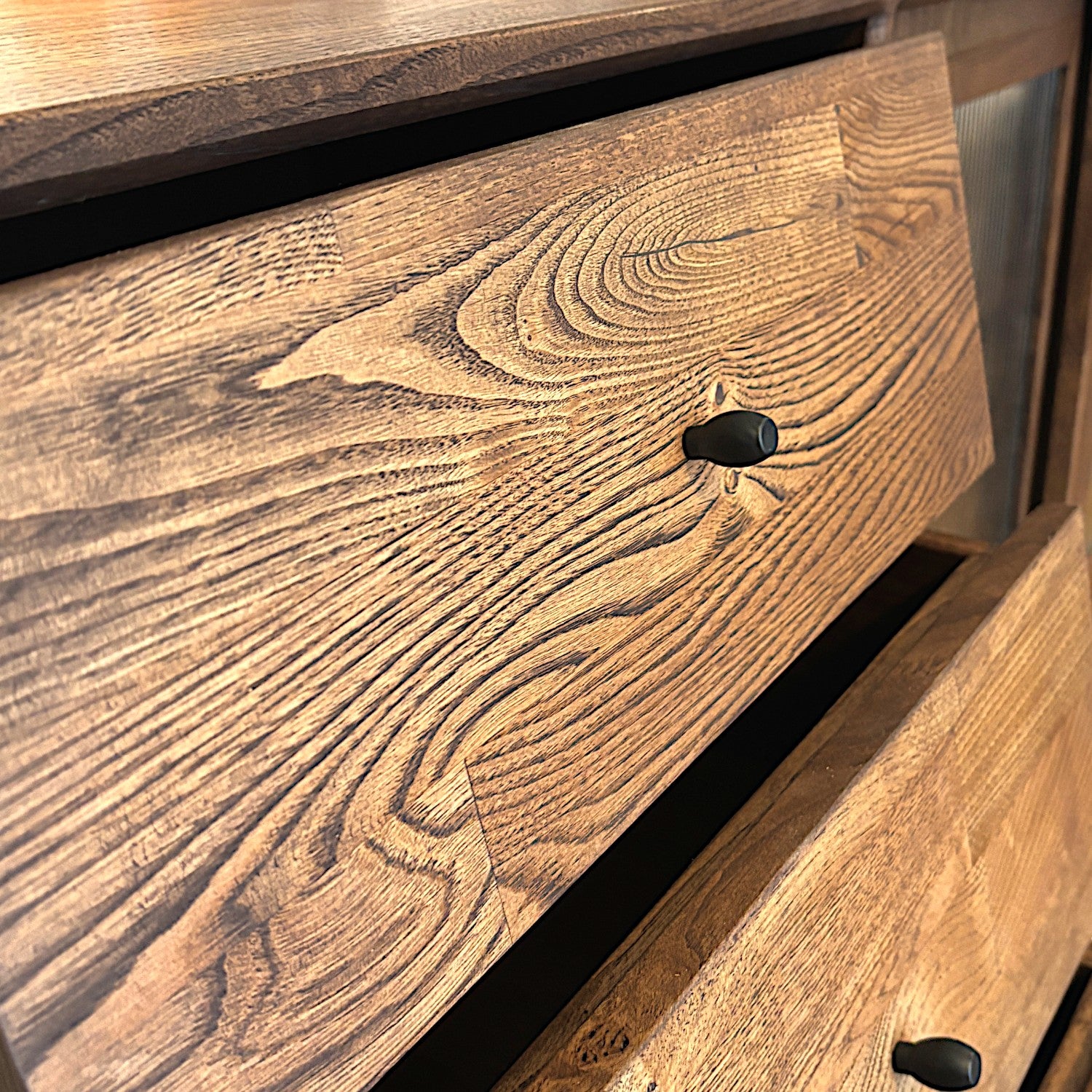 Muaşaka Masif Ahşap Chocolate Konsol