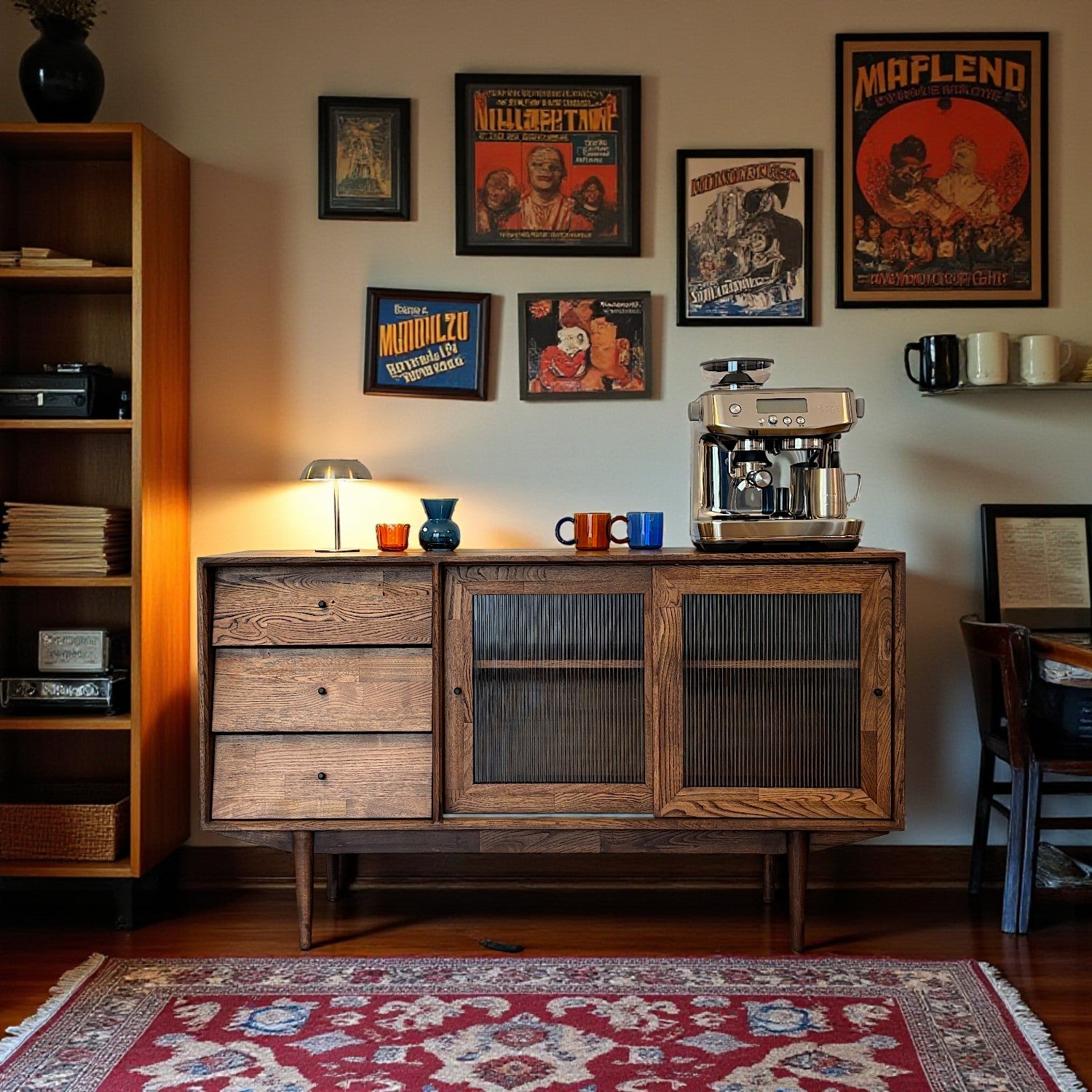 Muaşaka Masif Ahşap Chocolate Konsol