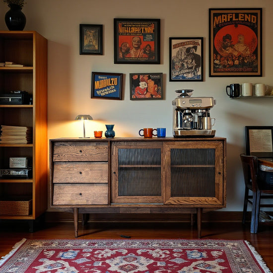 Muaşaka Masif Ahşap Chocolate Konsol