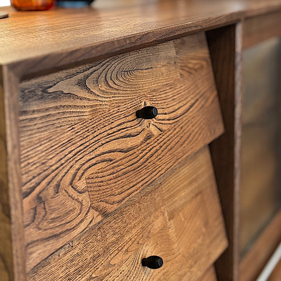 Muaşaka Masif Ahşap Chocolate Konsol