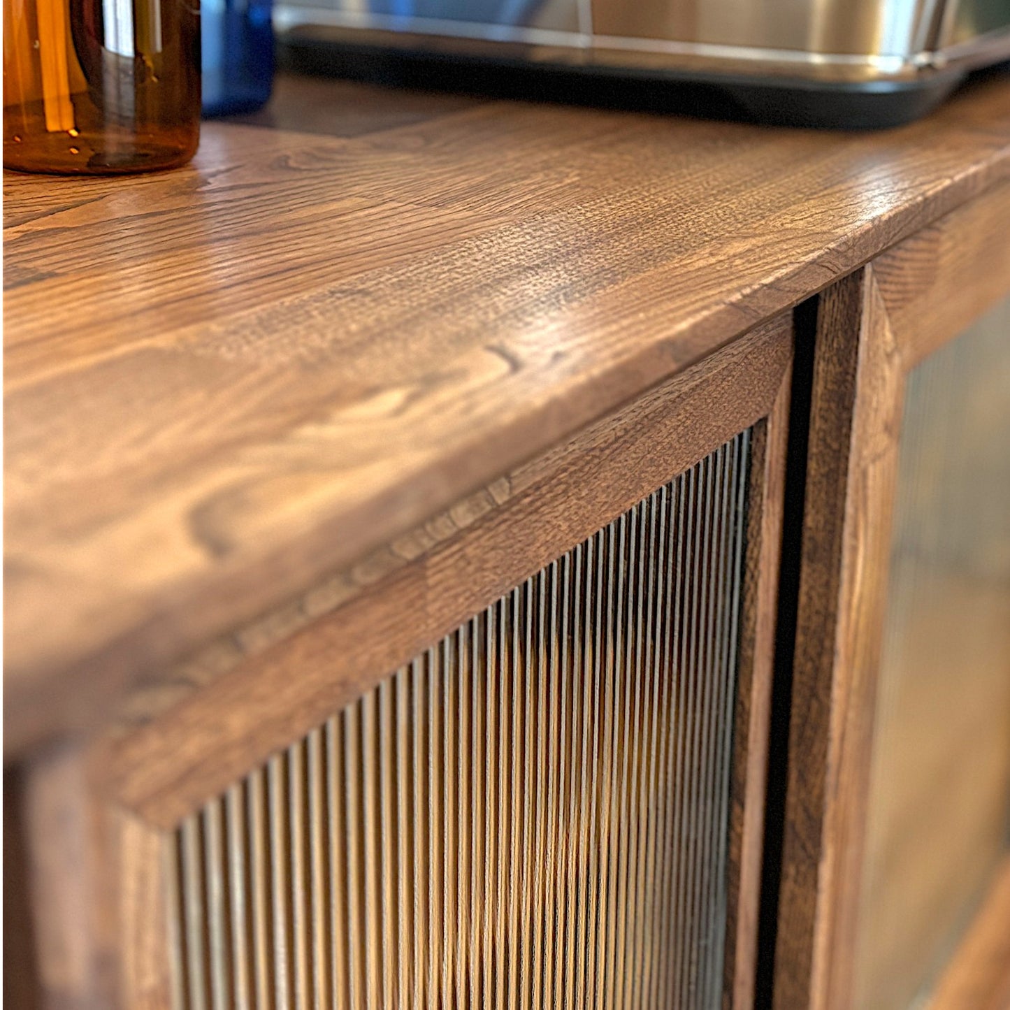 Muaşaka Masif Ahşap Chocolate Konsol