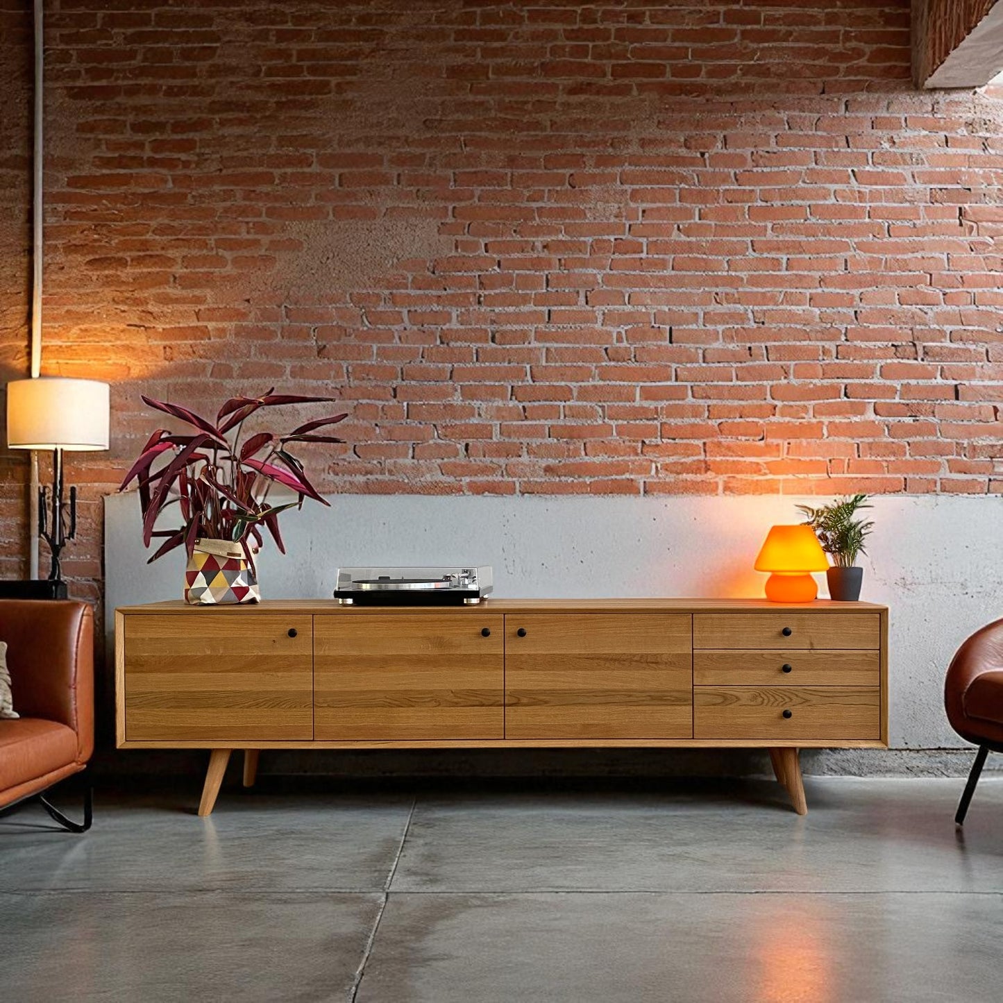 Müjgan Masif Ahşap Pure Tv Ünitesi