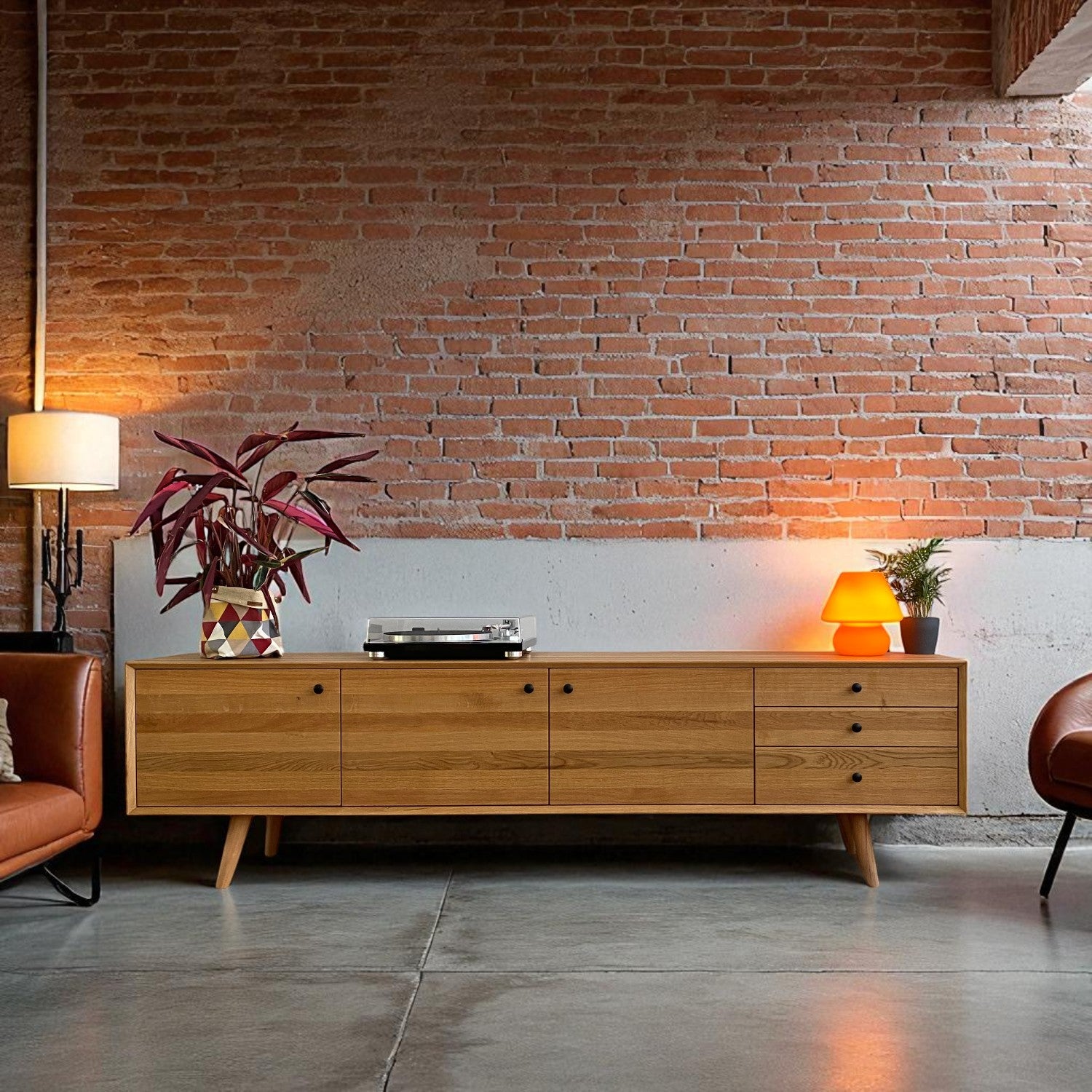 Müjgan Masif Ahşap Pure Tv Ünitesi