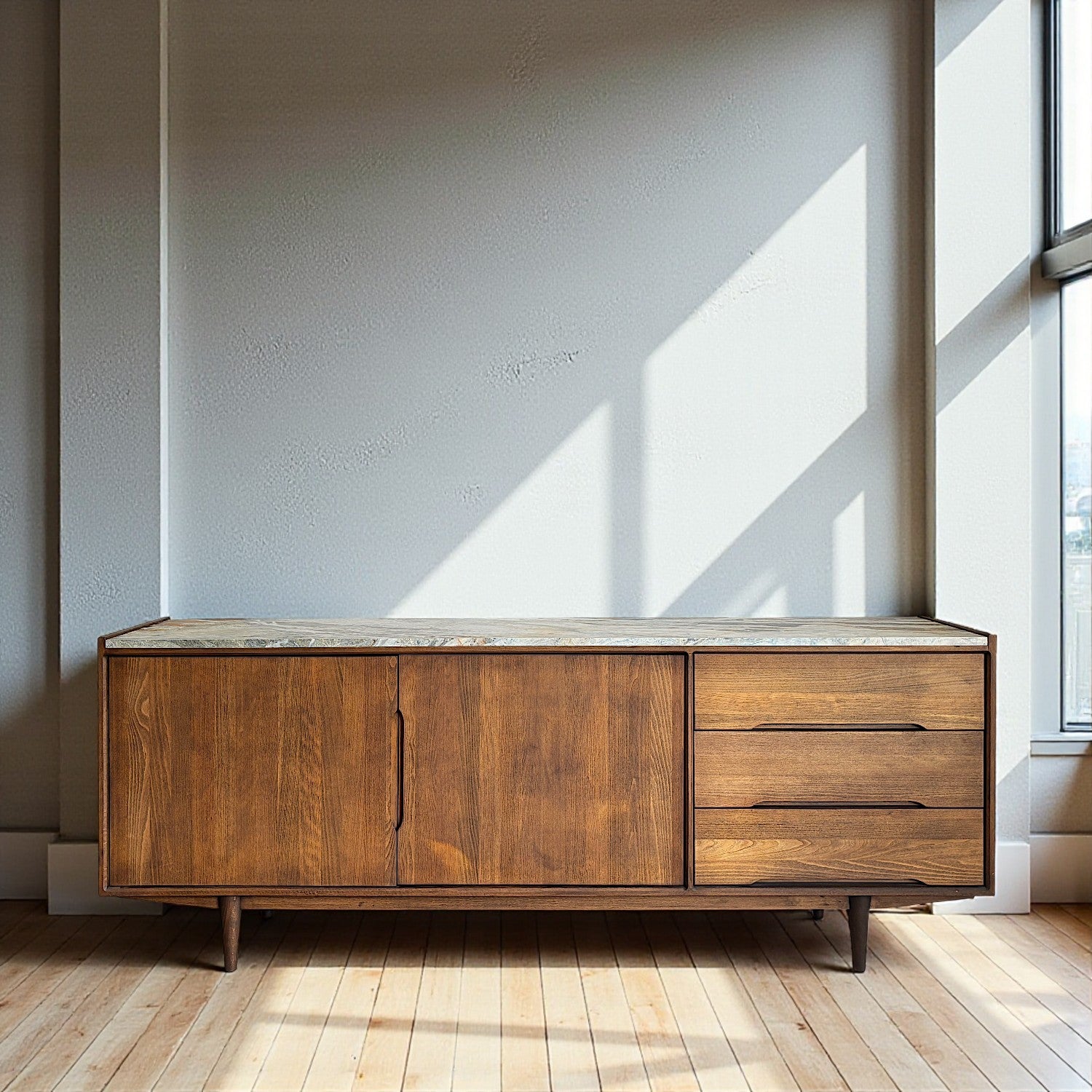 Müjgan Masif Ahşap Cocoa Konsol