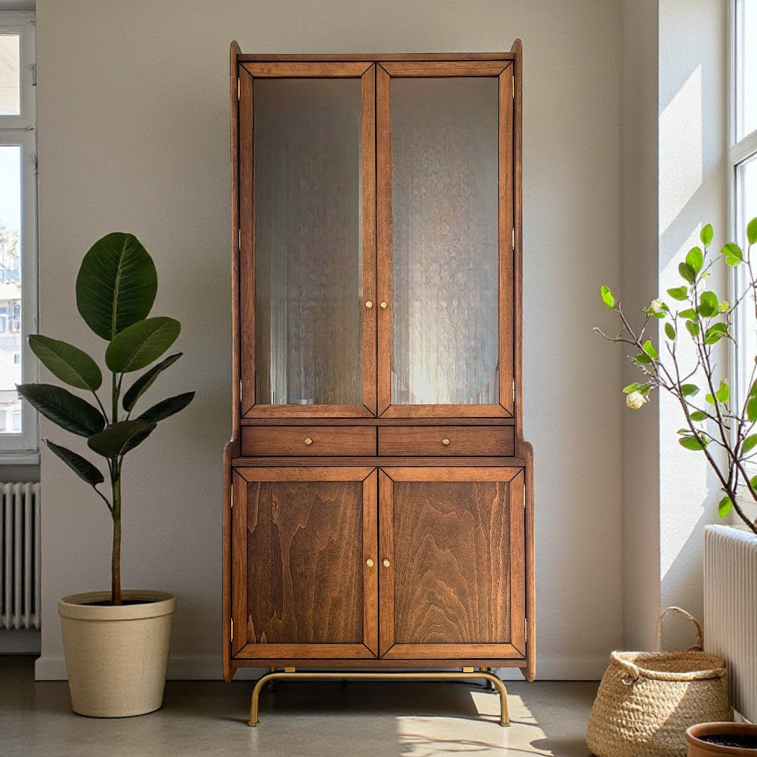 Münhasır Masif Ahşap Cocoa Büfe