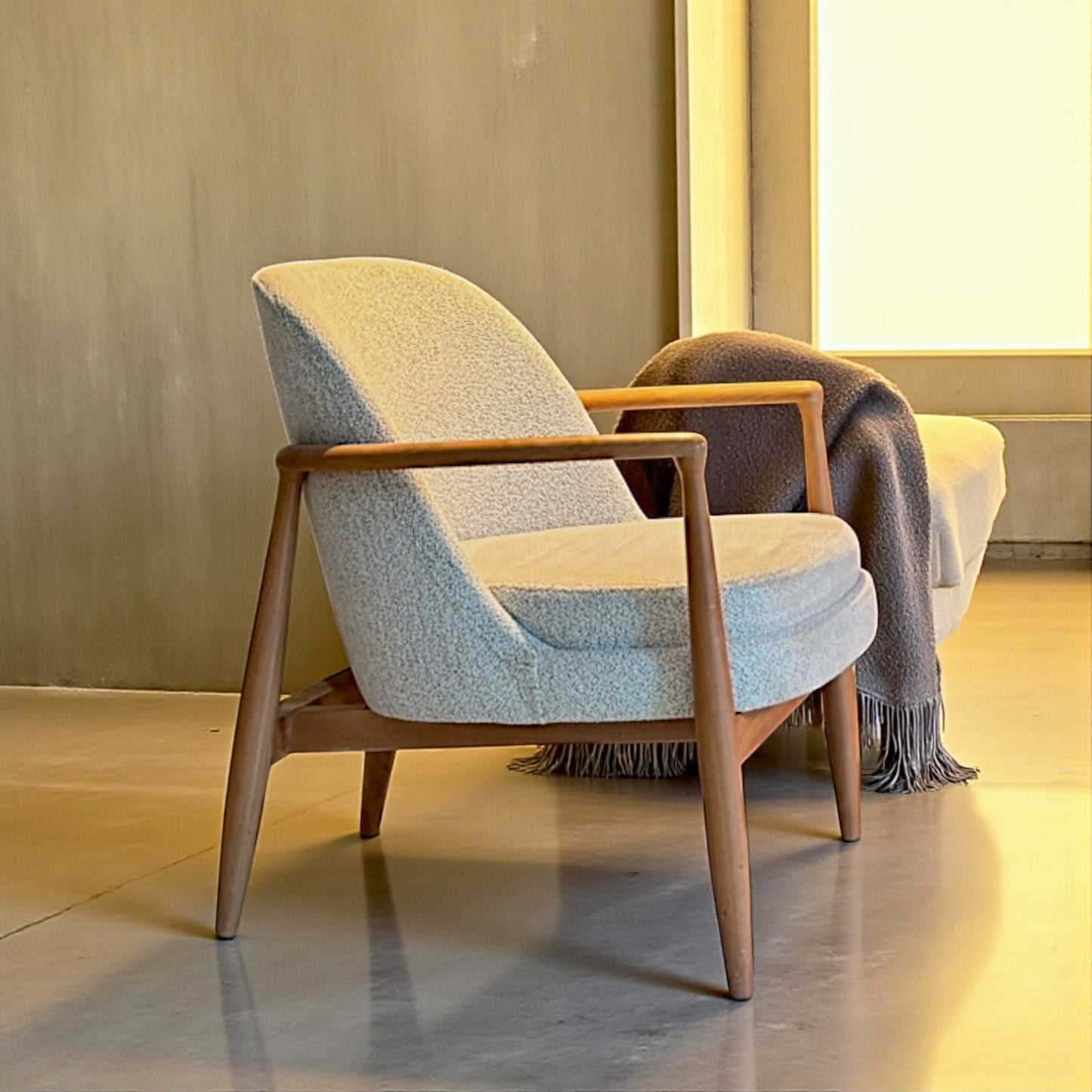 Palas Masif Ahşap Berjer