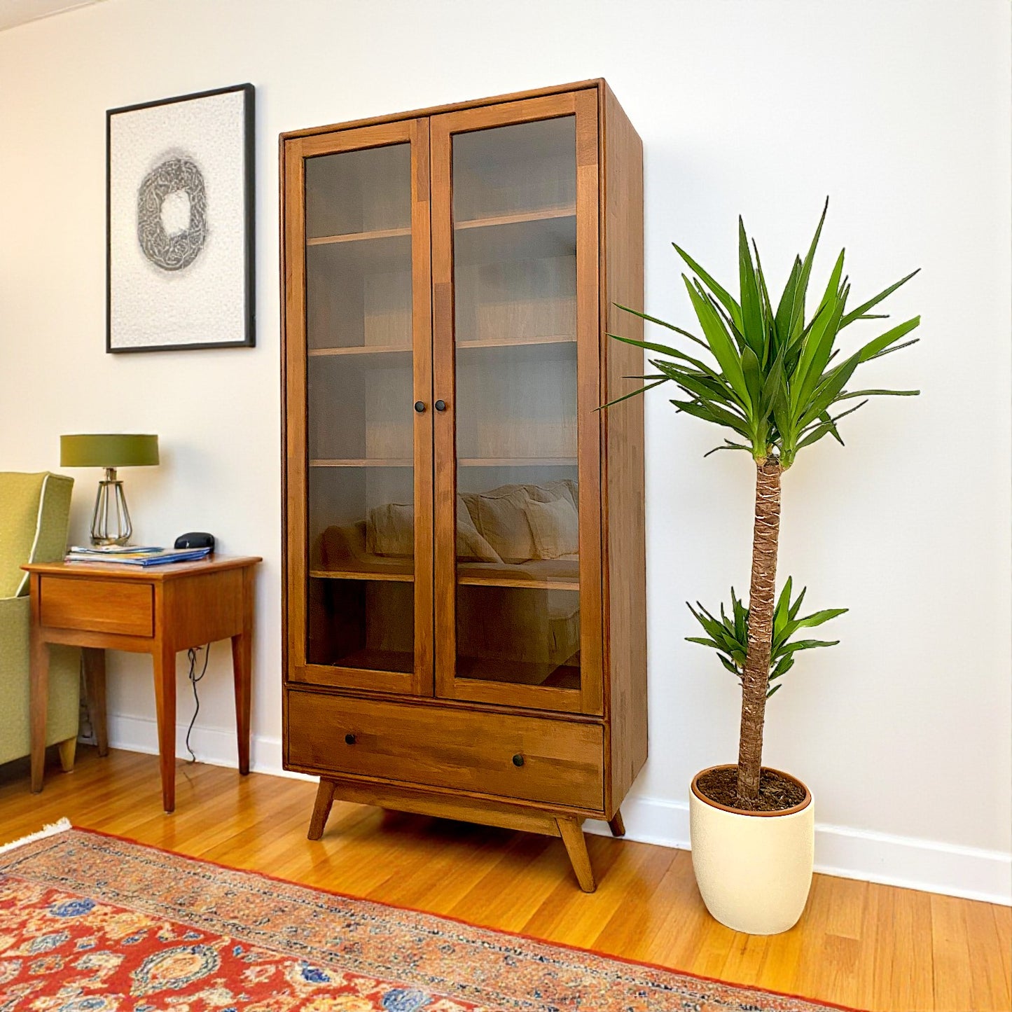 Pürnaz Masif Ahşap K. Ceviz Büfe