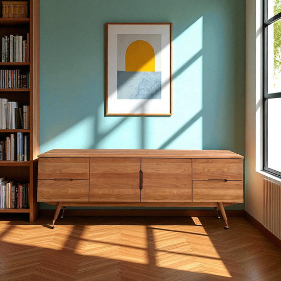 Sükun Masif Ahşap Bourbon Tv Ünitesi