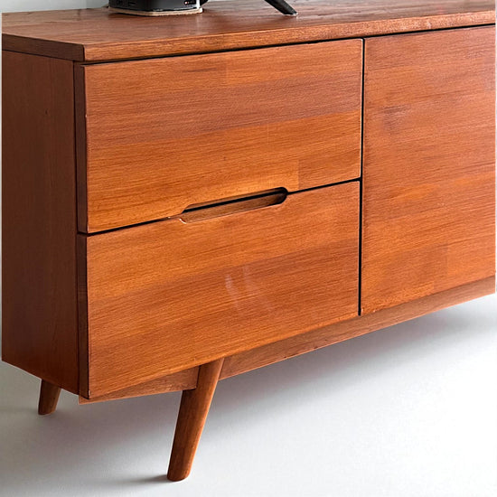 Sükun Masif Ahşap Tik TV Ünitesi