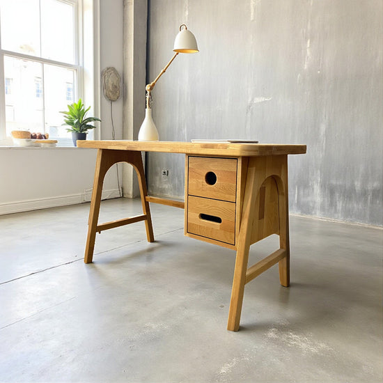 Sur Masif Ahşap Pure Çalışma Masası