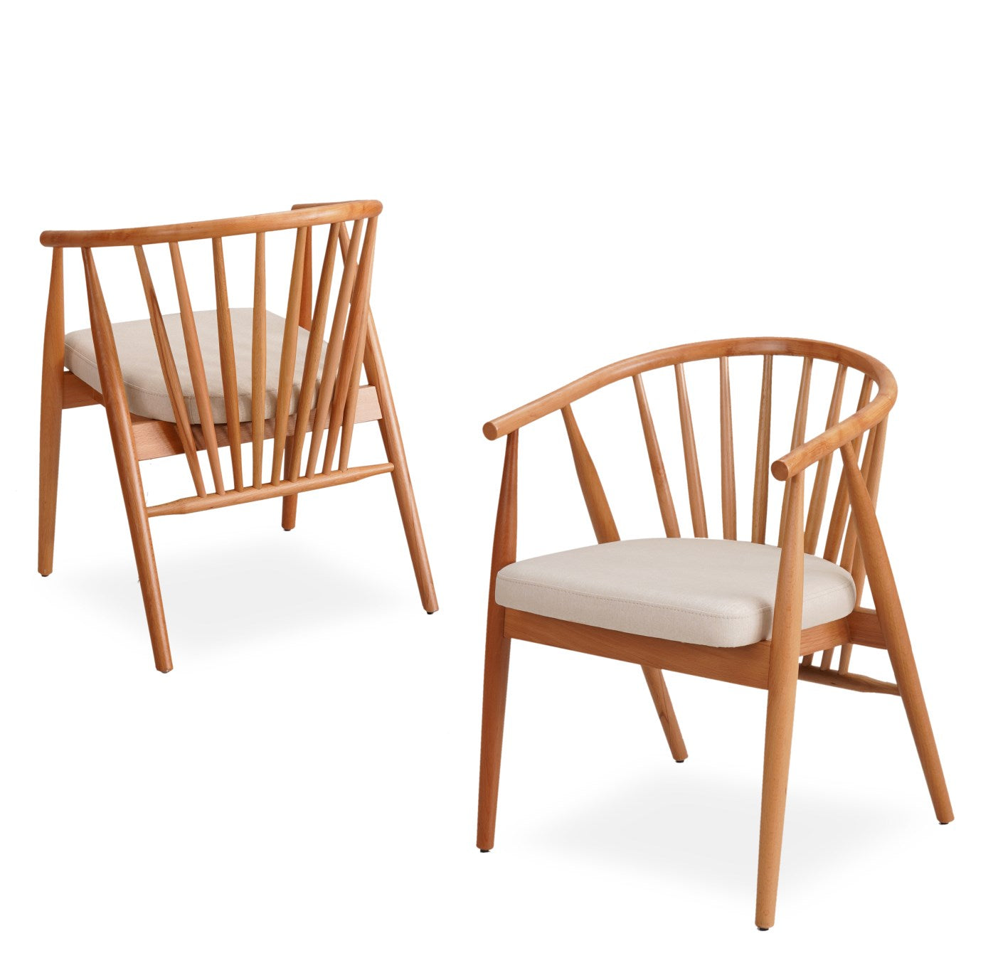 Tiriles Ahşap Yemek Masası Sandalyesi