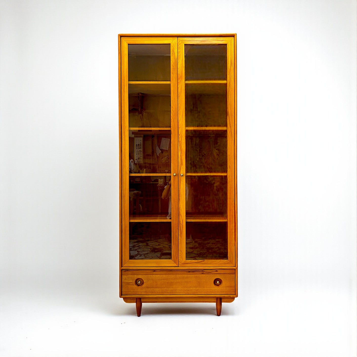 Tezahür Masif Ahşap Cinnamon Brown Çekmeceli Büfe