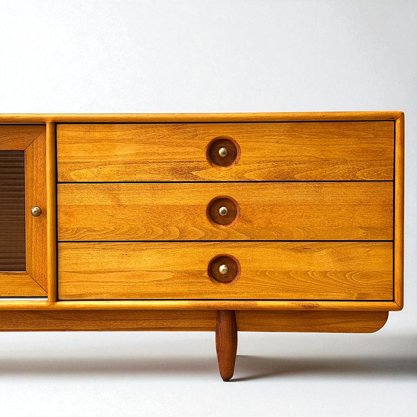 Tezahür Masif Ahşap Cinnamon Brown TV Ünitesi