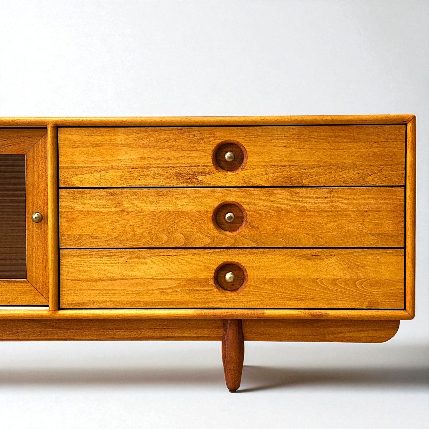 Tezahür Masif Ahşap Cinnamon Brown TV Ünitesi