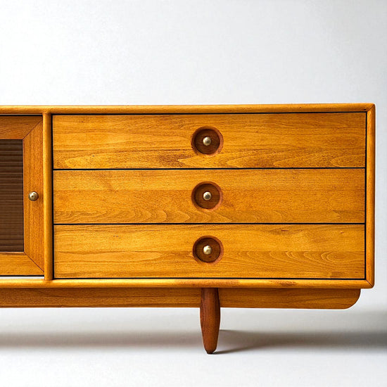 Tezahür Masif Ahşap Cinnamon Brown TV Ünitesi