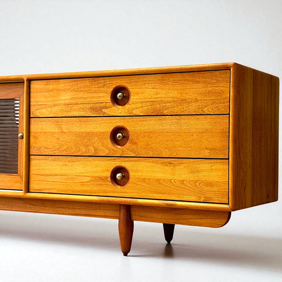 Tezahür Masif Ahşap Cinnamon Brown TV Ünitesi