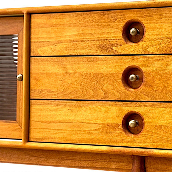 Tezahür Masif Ahşap Cinnamon Brown TV Ünitesi