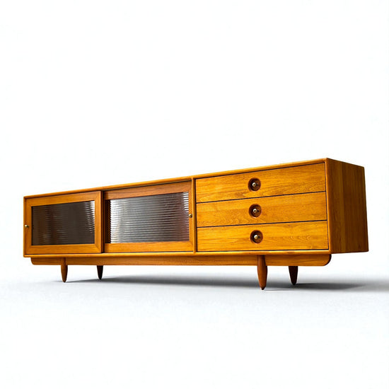 Tezahür Masif Ahşap Cinnamon Brown TV Ünitesi