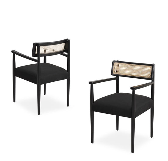 Yakamoz Ahşap Kollu Yemek Masası Sandalyesi