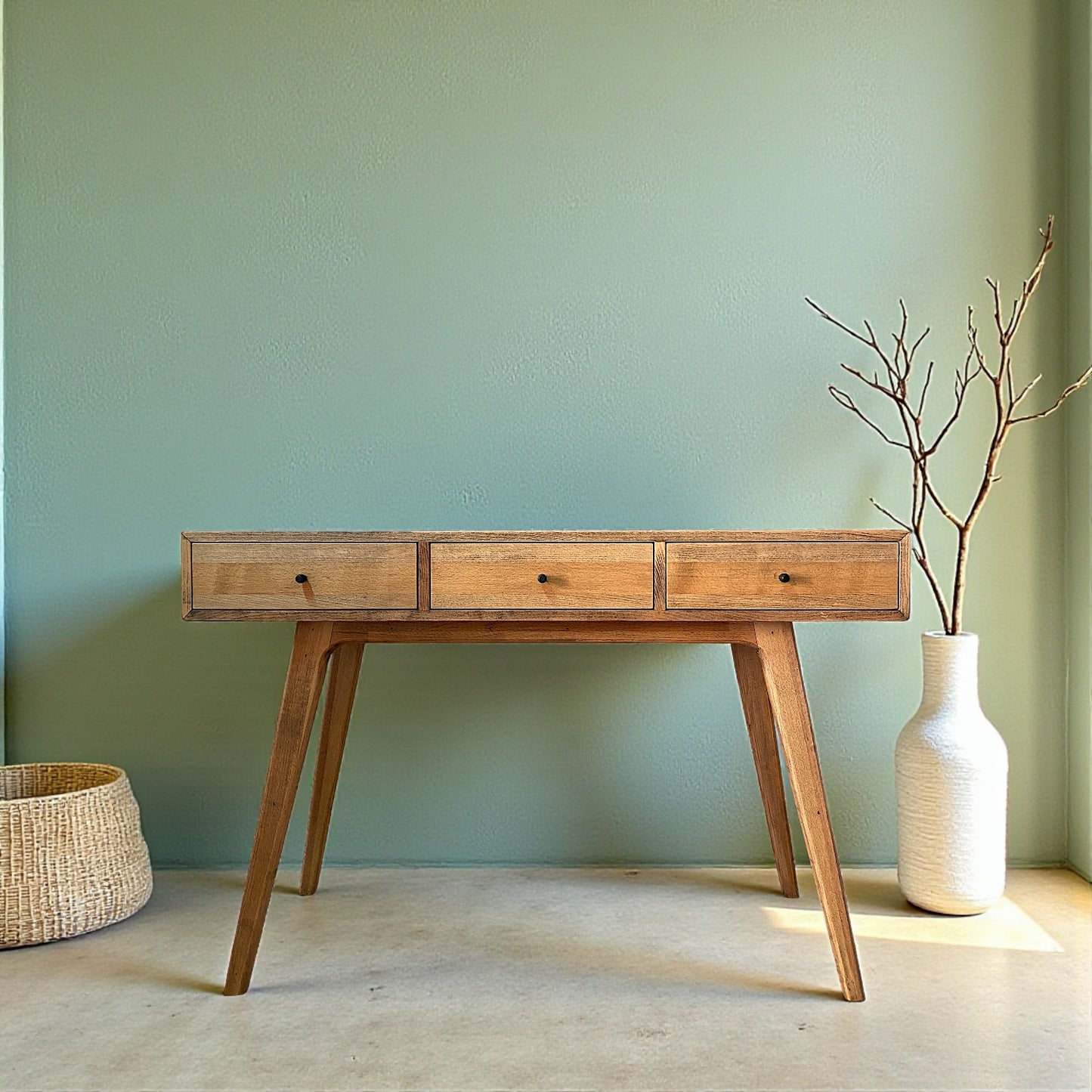 Yekpare Masif Ahşap Castle Brown Dresuar