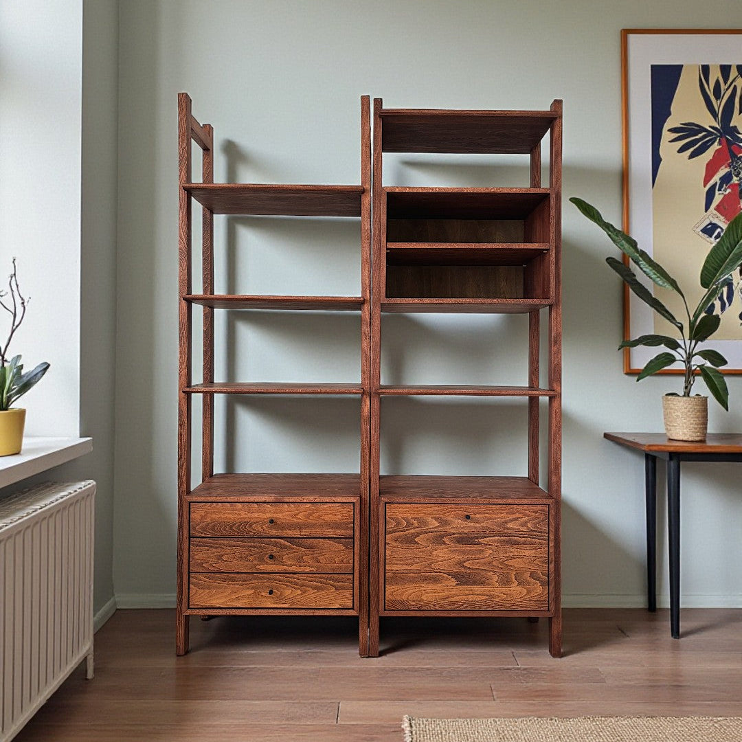 Zarife Solid Wood Arabica Bookcase