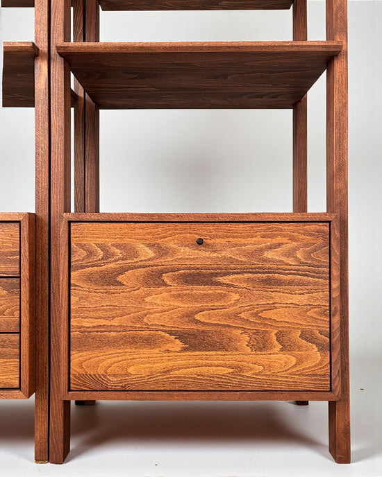 Zarife Solid Wood Arabica Bookcase