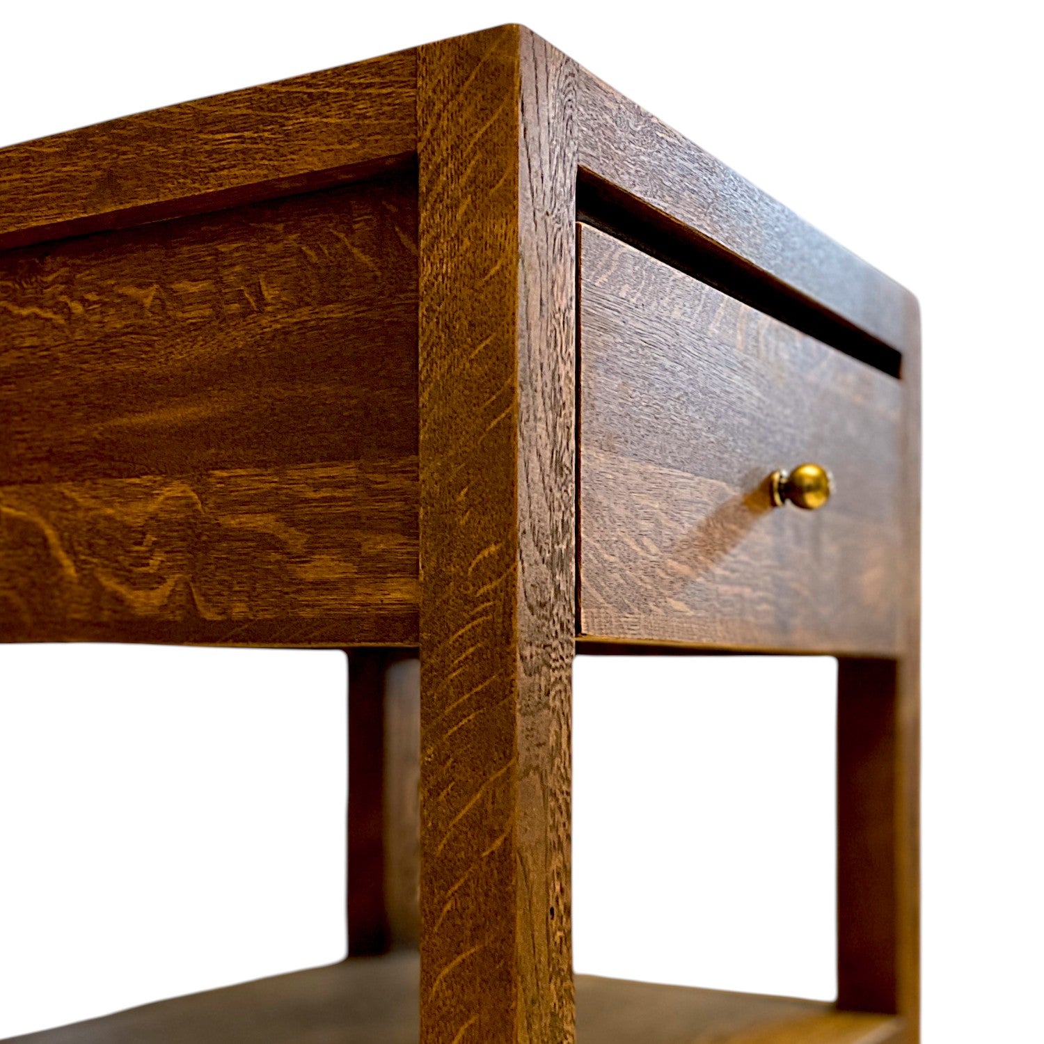 Tok Masif Ahşap Chocolate Komodin