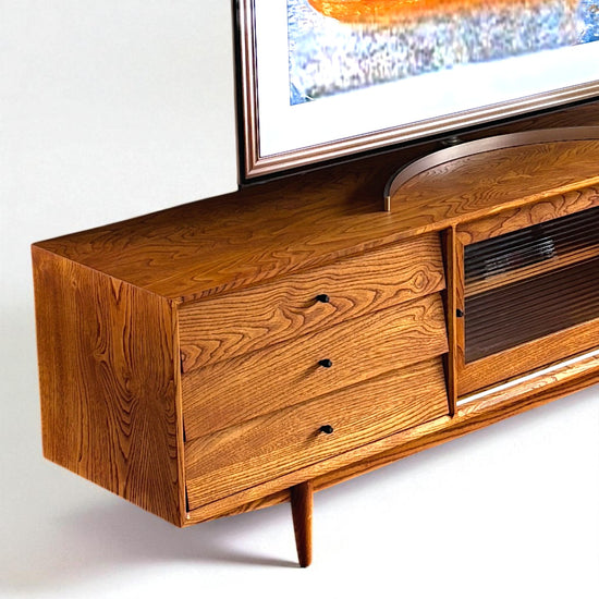 Muaşaka Masif Ahşap Cinnamon Brown TV Ünitesi