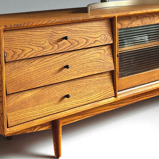 Muaşaka Masif Ahşap Cinnamon Brown TV Ünitesi