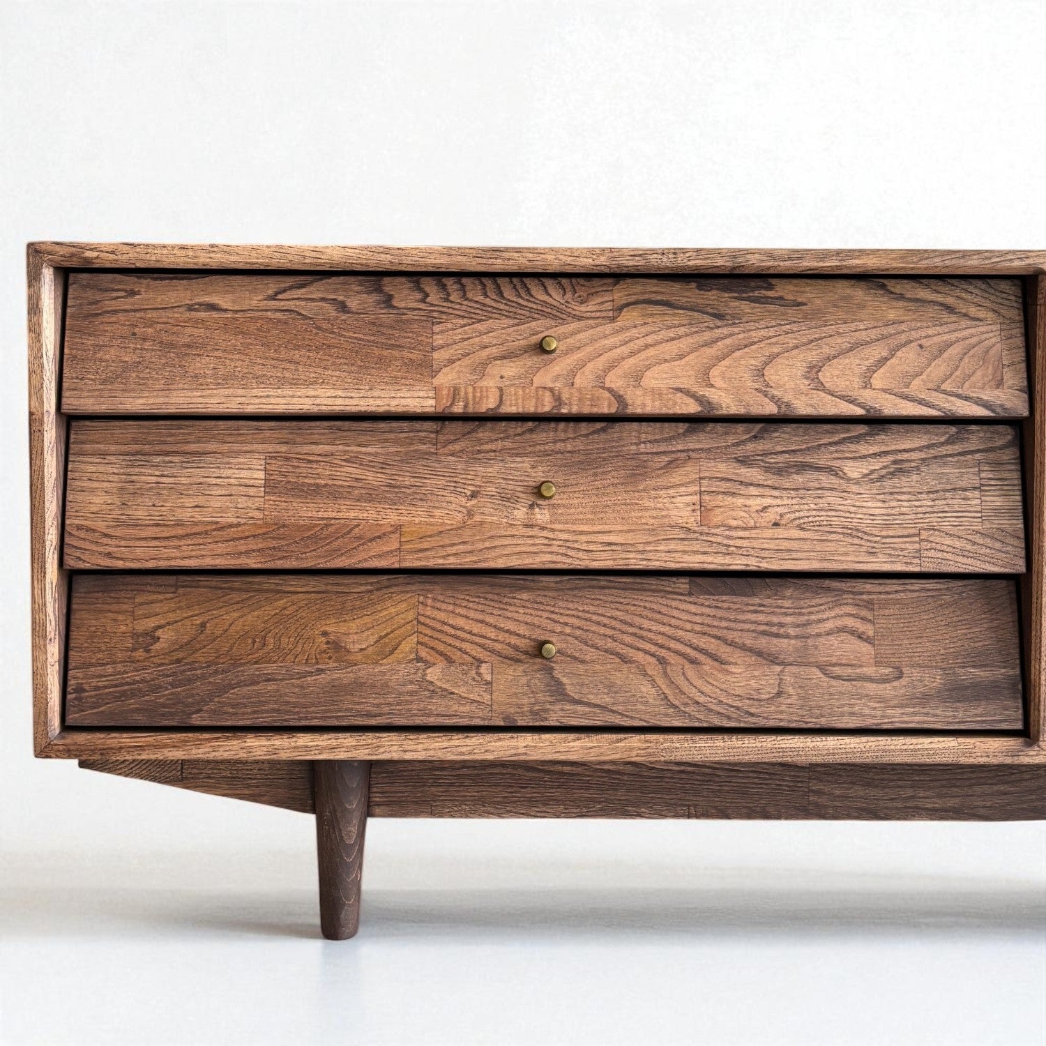 Muaşaka Masif Ahşap Chocolate Tv Ünitesi