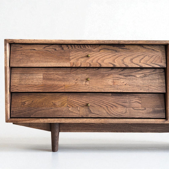 Muaşaka Masif Ahşap Chocolate Tv Ünitesi