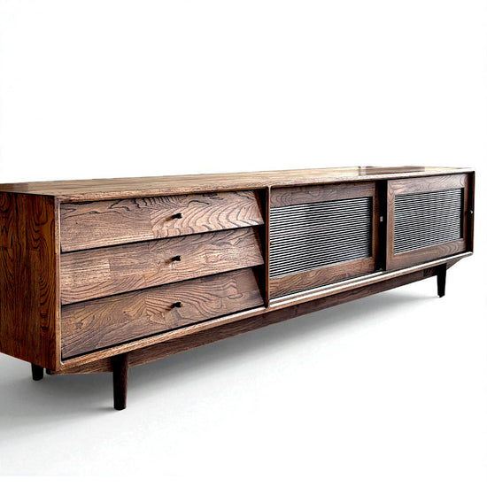 Muaşaka Masif Ahşap Chocolate Tv Ünitesi