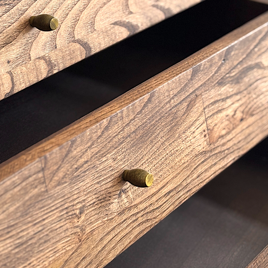 Muaşaka Masif Ahşap Chocolate Tv Ünitesi